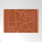 Abstract Line Shapes Welcome Mat Gallery Image 1