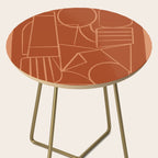 Abstract Line Shapes Side Table Gallery Image 2