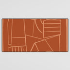 Abstract Line Shapes Desk Mat Gallery Image 3