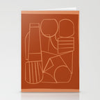 Abstract Line Shapes Stationery Card Gallery Image 2