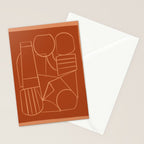 Abstract Line Shapes Stationery Card Gallery Image 2