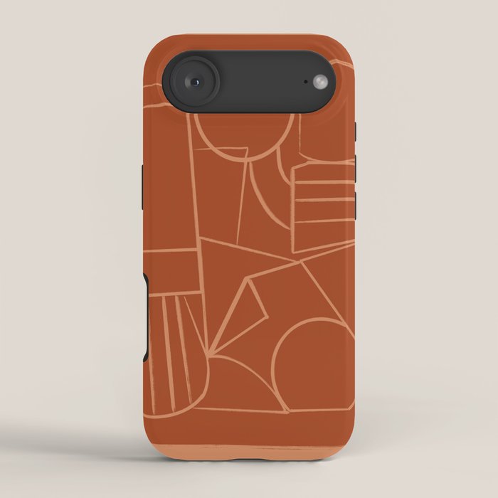 Abstract Line Shapes iPhone Case Gallery Image 2