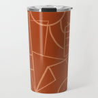 Abstract Line Shapes Travel Mug Gallery Image 1