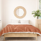 Abstract Line Shapes Duvet Cover Gallery Image 3