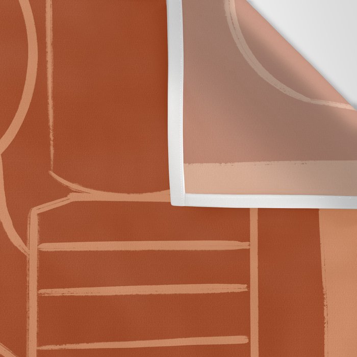 Abstract Line Shapes Wall Tapestry Gallery Image 3