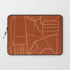 Abstract Line Shapes Laptop Sleeve Gallery Image 1