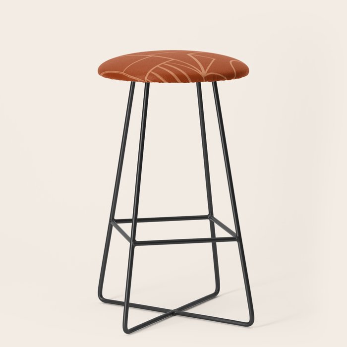 Abstract Line Shapes Stool Gallery Image 1