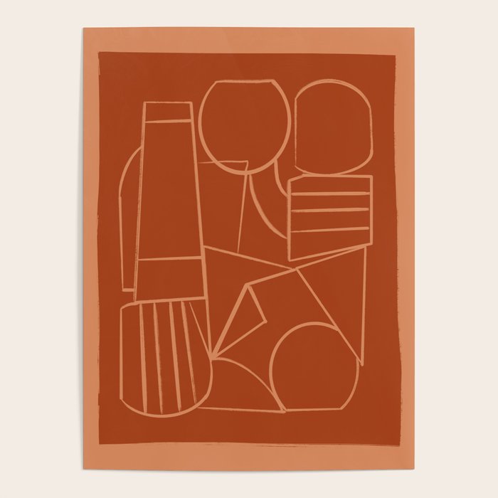 Abstract Line Shapes Poster Gallery Image 4