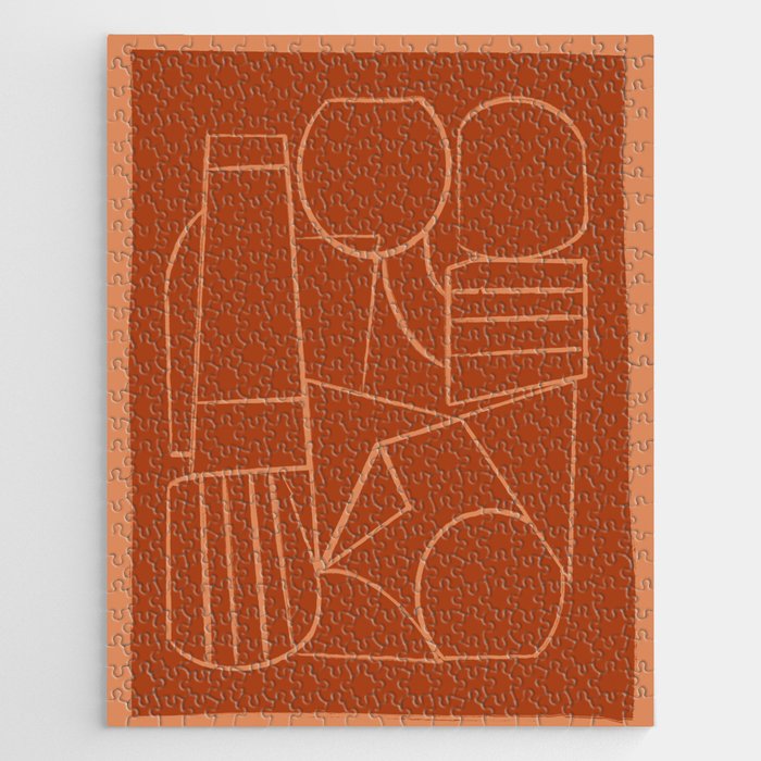 Abstract Line Shapes Jigsaw Puzzle Gallery Image 1