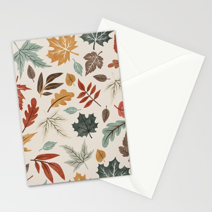 Autumn leaves fall IU Stationery Card Gallery Image 2