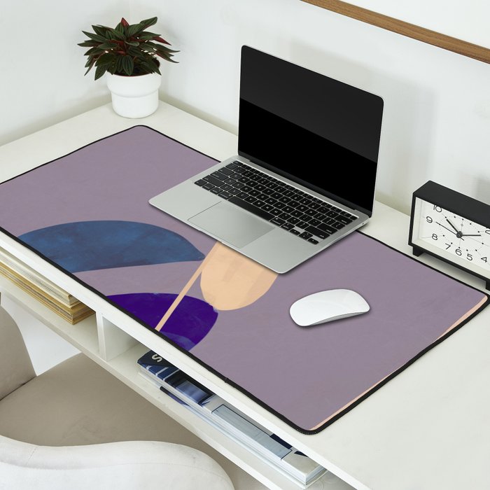 Modern Abstract Minimal Shapes 84 Desk Mat Gallery Image 2