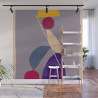 Modern Abstract Minimal Shapes 84 Wall Mural Gallery Image 1