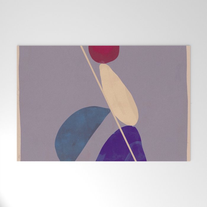 Modern Abstract Minimal Shapes 84 Welcome Mat Gallery Image 1