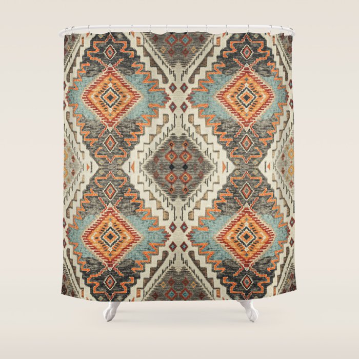 Southwestern Rustic Aesthetic Shower Curtain Gallery Image 1