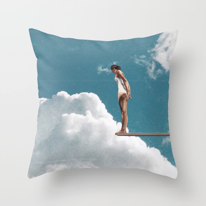 Surreal reverie Throw Pillow Gallery Image 6