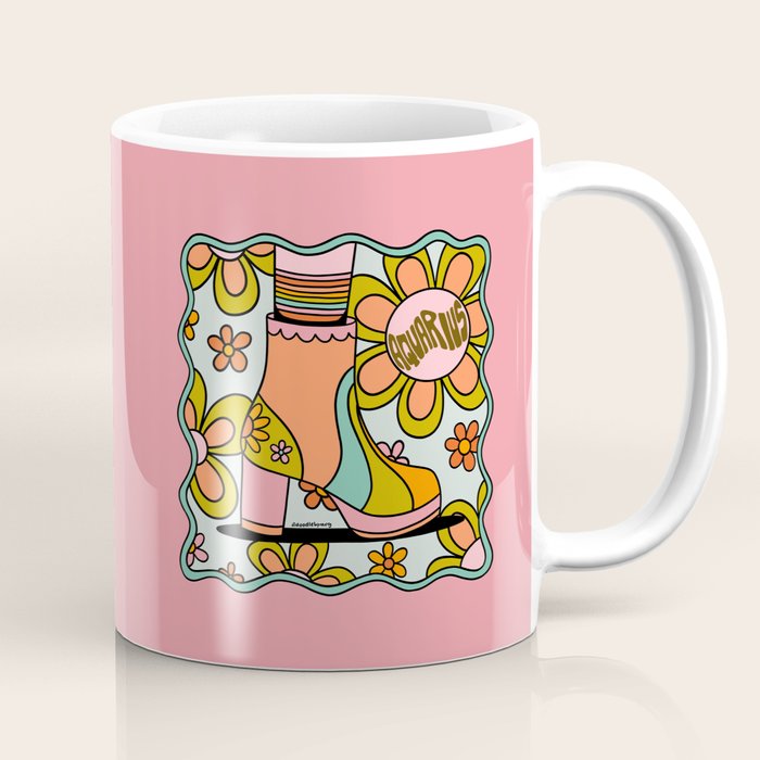 Aquarius Groovy Boot Coffee Mug Gallery Image 1