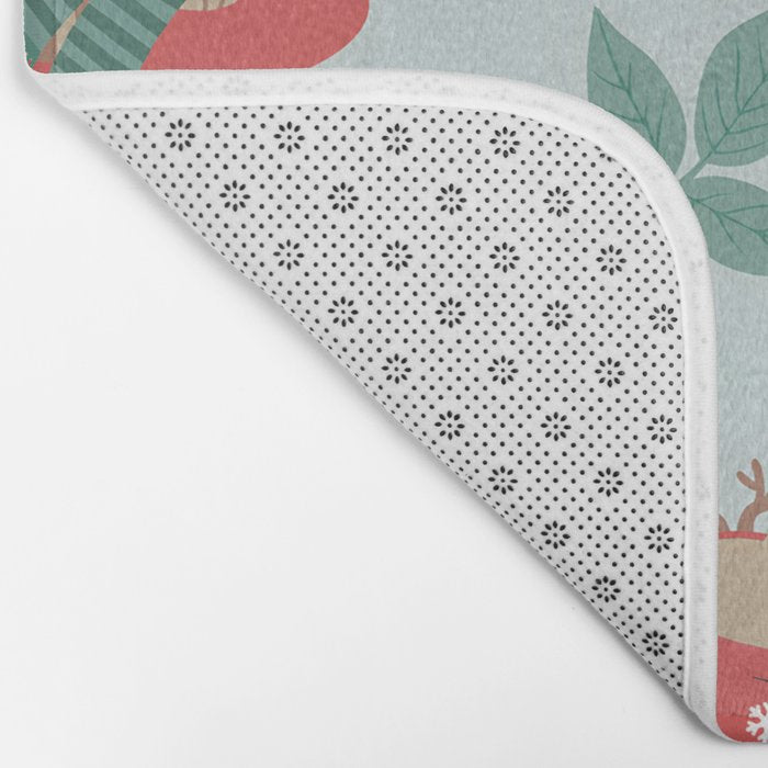 Christmas Festive Cute Holiday Kittens Bath Mat Gallery Image 2