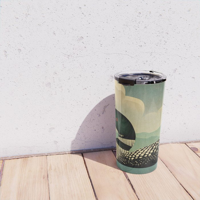 Common Loon Bird Travel Mug Gallery Image 4