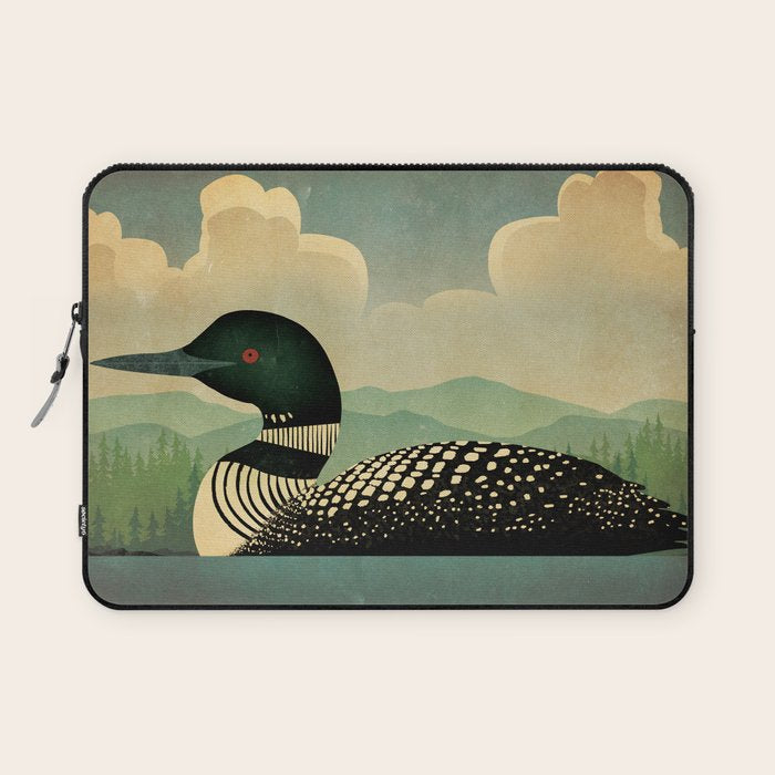 Common Loon Bird Laptop Sleeve Gallery Image 1