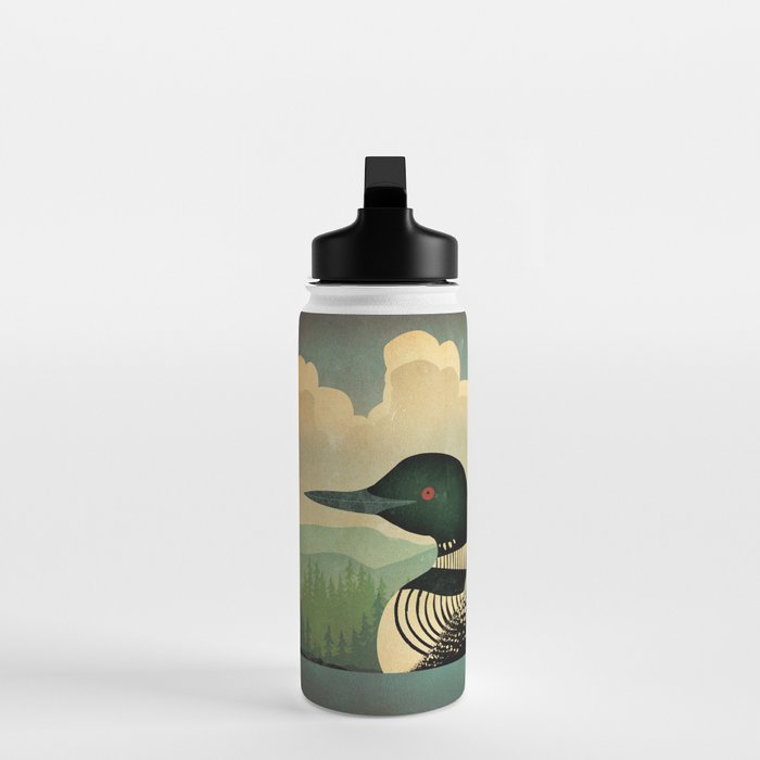 Common Loon Bird Water Bottle Gallery Image 3