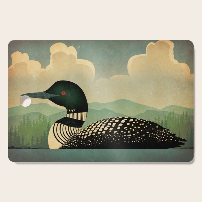 Common Loon Bird Cutting Board Gallery Image 1