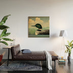 Common Loon Bird Wood Wall Art Gallery Image 2