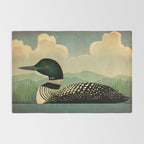 Common Loon Bird Rug Gallery Image 2