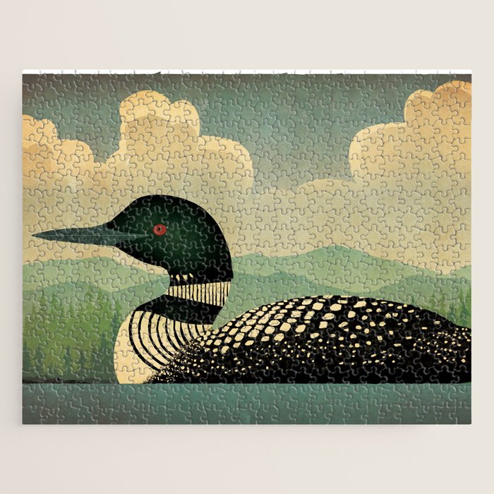 Common Loon Bird Jigsaw Puzzle Gallery Image 1