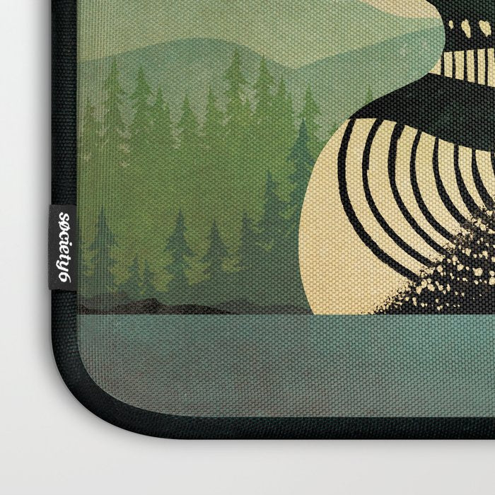Common Loon Bird Laptop Sleeve Gallery Image 3