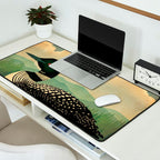 Common Loon Bird Desk Mat Gallery Image 2