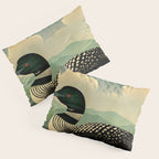 Common Loon Bird Pillow Sham Gallery Image 3