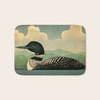 Common Loon Bird Bath Mat Gallery Image 1
