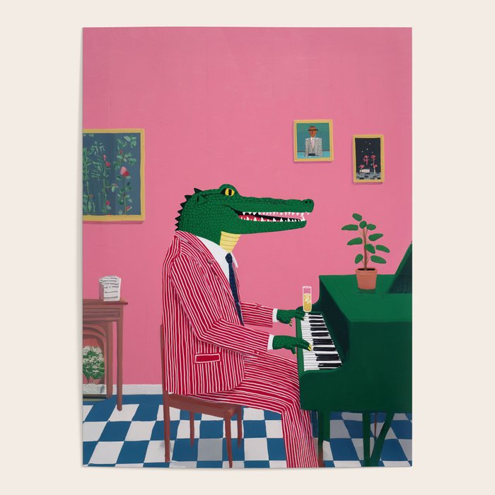 Crocodile Jazz Lounge Vibes Poster Gallery Image 4