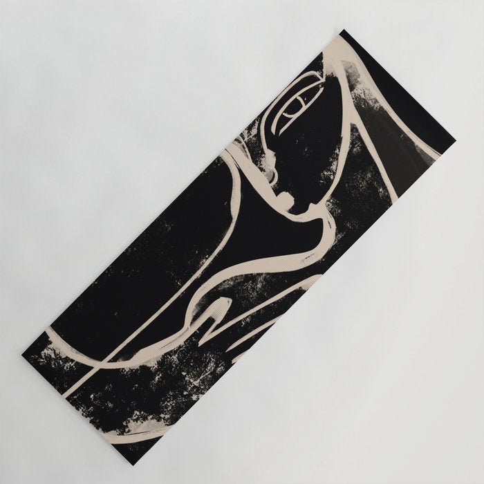 Abstract Female Figure 35 Yoga Mat Gallery Image 1