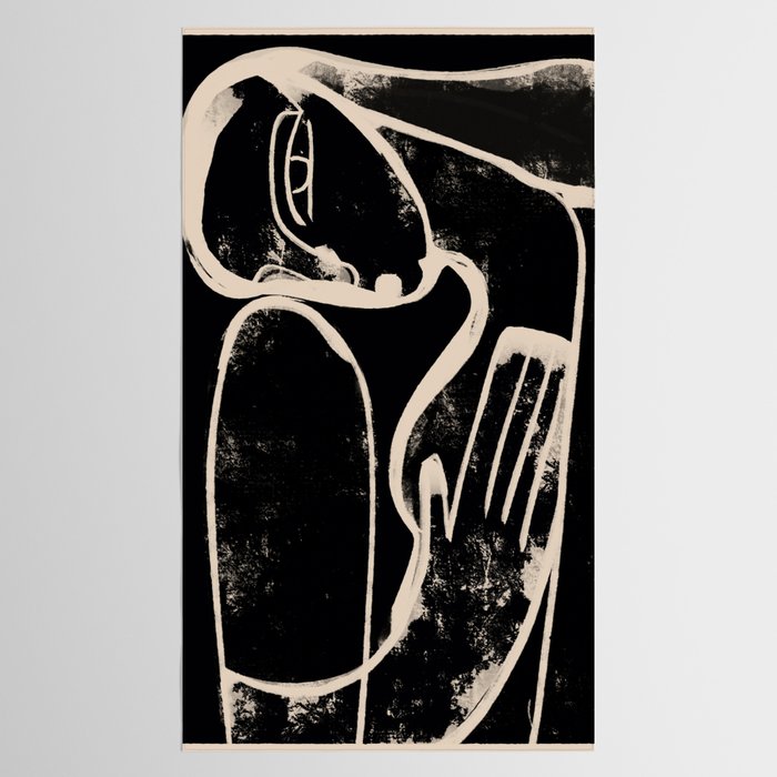 Abstract Female Figure 35 Tablecloth Gallery Image 2