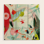 my summer garden Wood Wall Art Gallery Image 1
