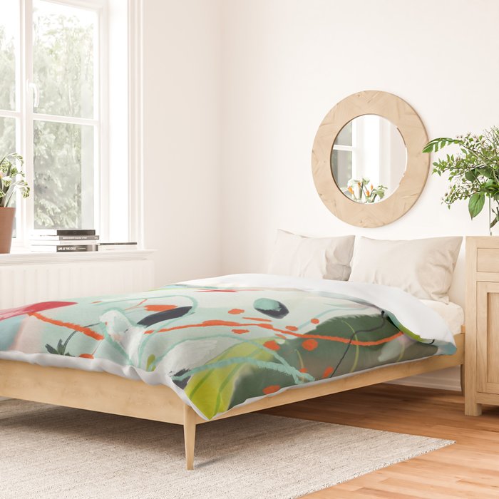 my summer garden Duvet Cover Gallery Image 2