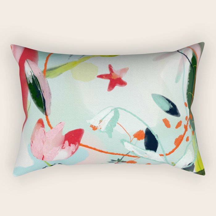 my summer garden Rectangular Pillow Gallery Image 2