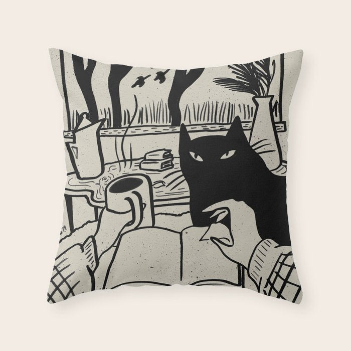 Cozy Autumn Throw Pillow Gallery Image 6