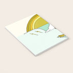 "buttons" kaluhiokalani 70s surf legend // retro surf art by surfy birdy Notebook Gallery Image 3