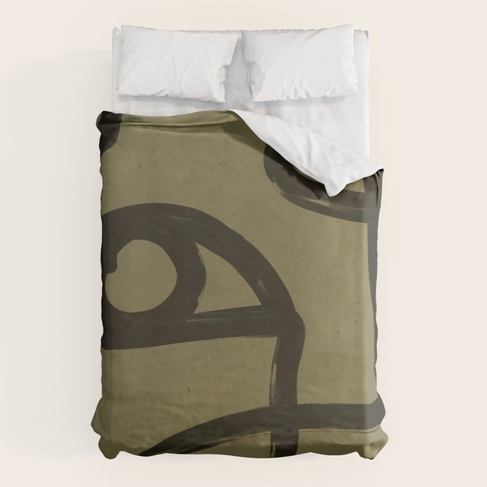 Abstract Line Art Eye 2 Duvet Cover Gallery Image 6