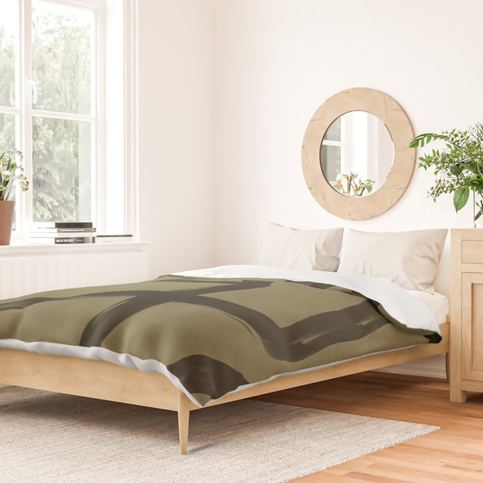 Abstract Line Art Eye 2 Duvet Cover Gallery Image 2