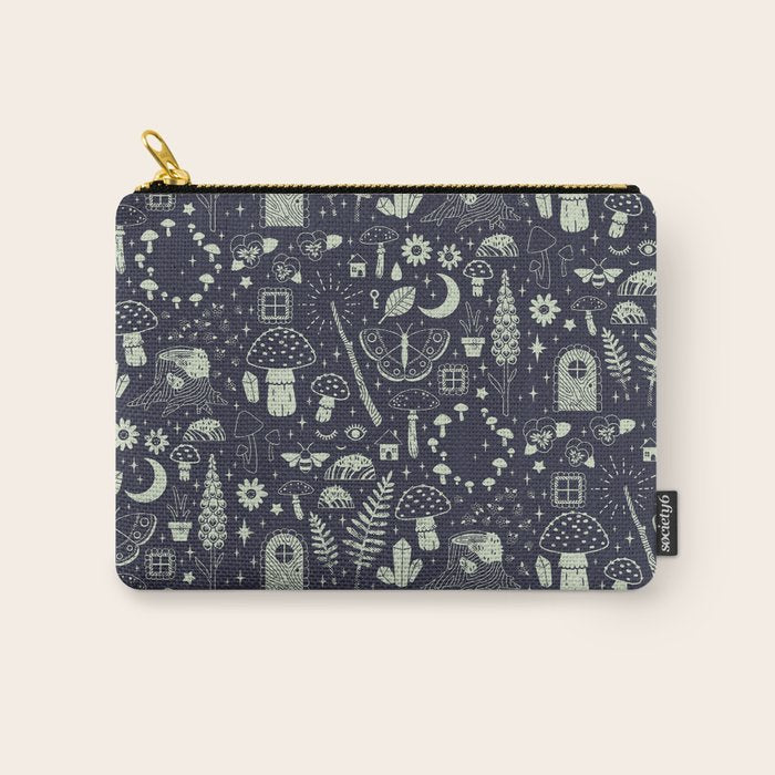 Fairy Garden: Midnight Carry All Pouch Gallery Image 1