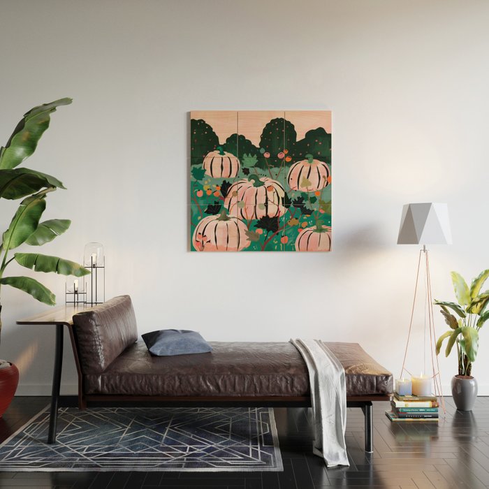 Pumpkin Patch  Wood Wall Art Gallery Image 2