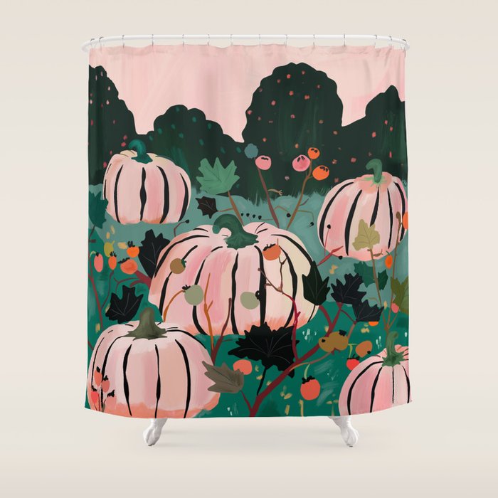 Pumpkin Patch  Shower Curtain Gallery Image 1