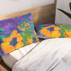 Bouquet In Blue Pillow Sham Gallery Image 2