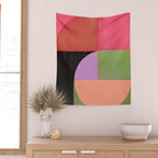 Abstract Shapes 61 Wall Tapestry Gallery Image 2