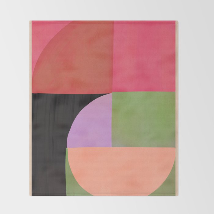 Abstract Shapes 61 Throw Blanket Gallery Image 2