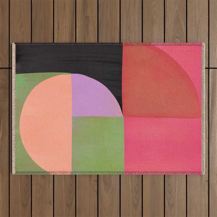 Abstract Shapes 61 Outdoor Rug Gallery Image 1