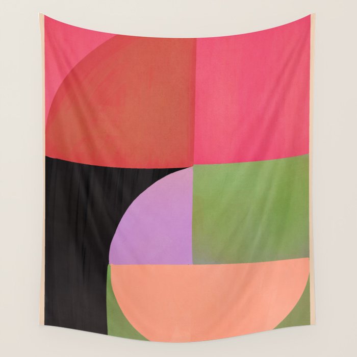 Abstract Shapes 61 Wall Tapestry Gallery Image 4